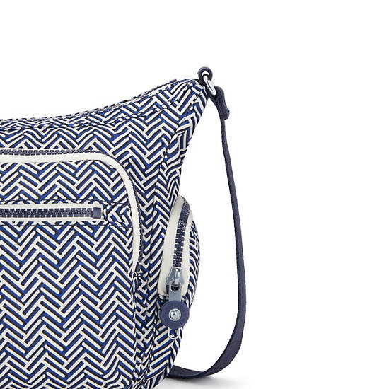 Torba Crossbody Kipling Gabbie Small Printed Szare | PL 2069OK